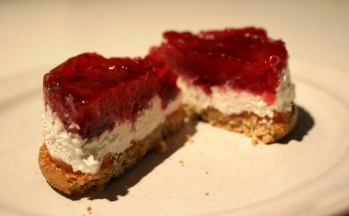 Strawberry-Topped Cheesecake Extraordinaire!