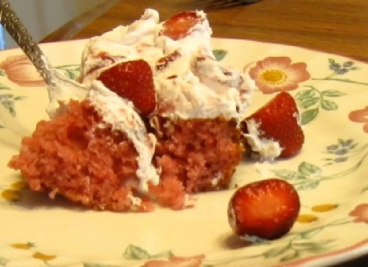 Striking Strawberry Cake
