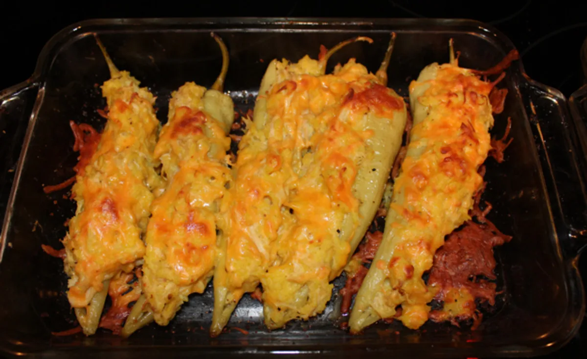 Chicken-Stuffed Banana Peppers
