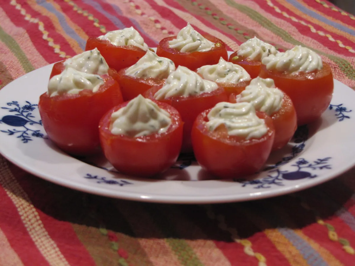 Stuffed Cherry Tomatoes