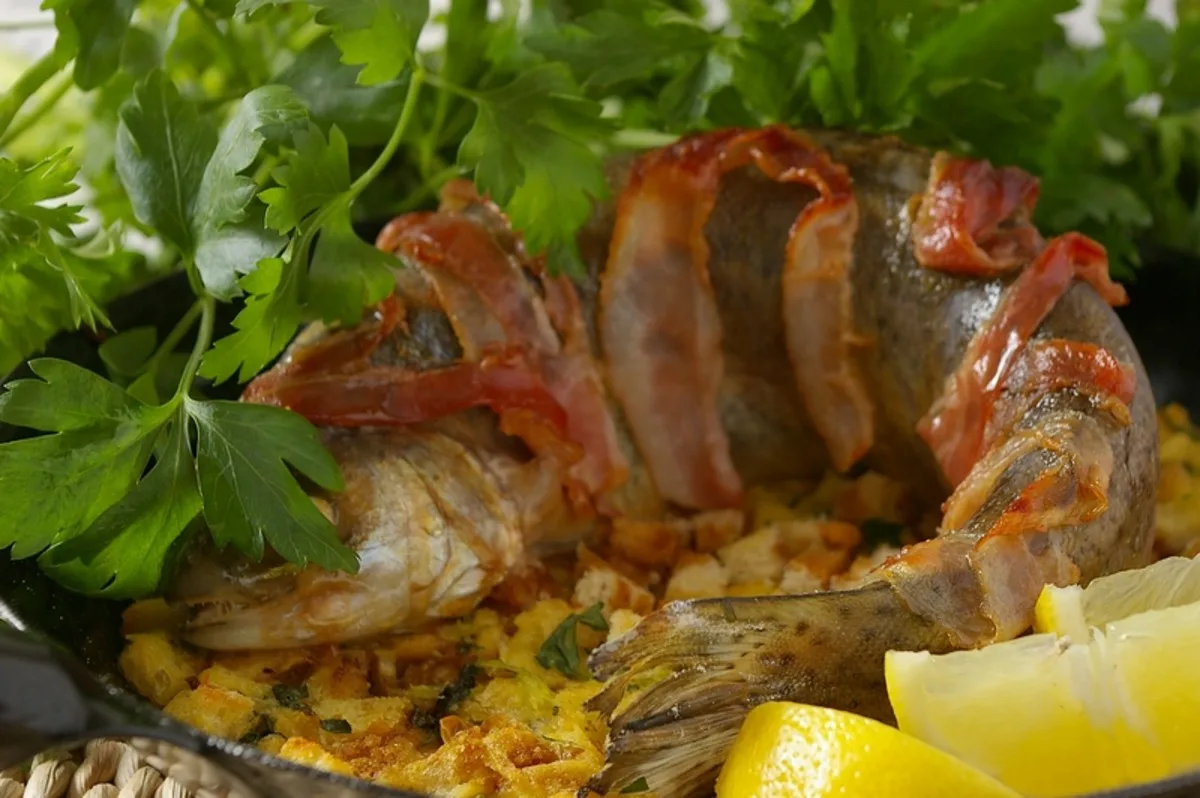 Stuffed Rainbow Trout