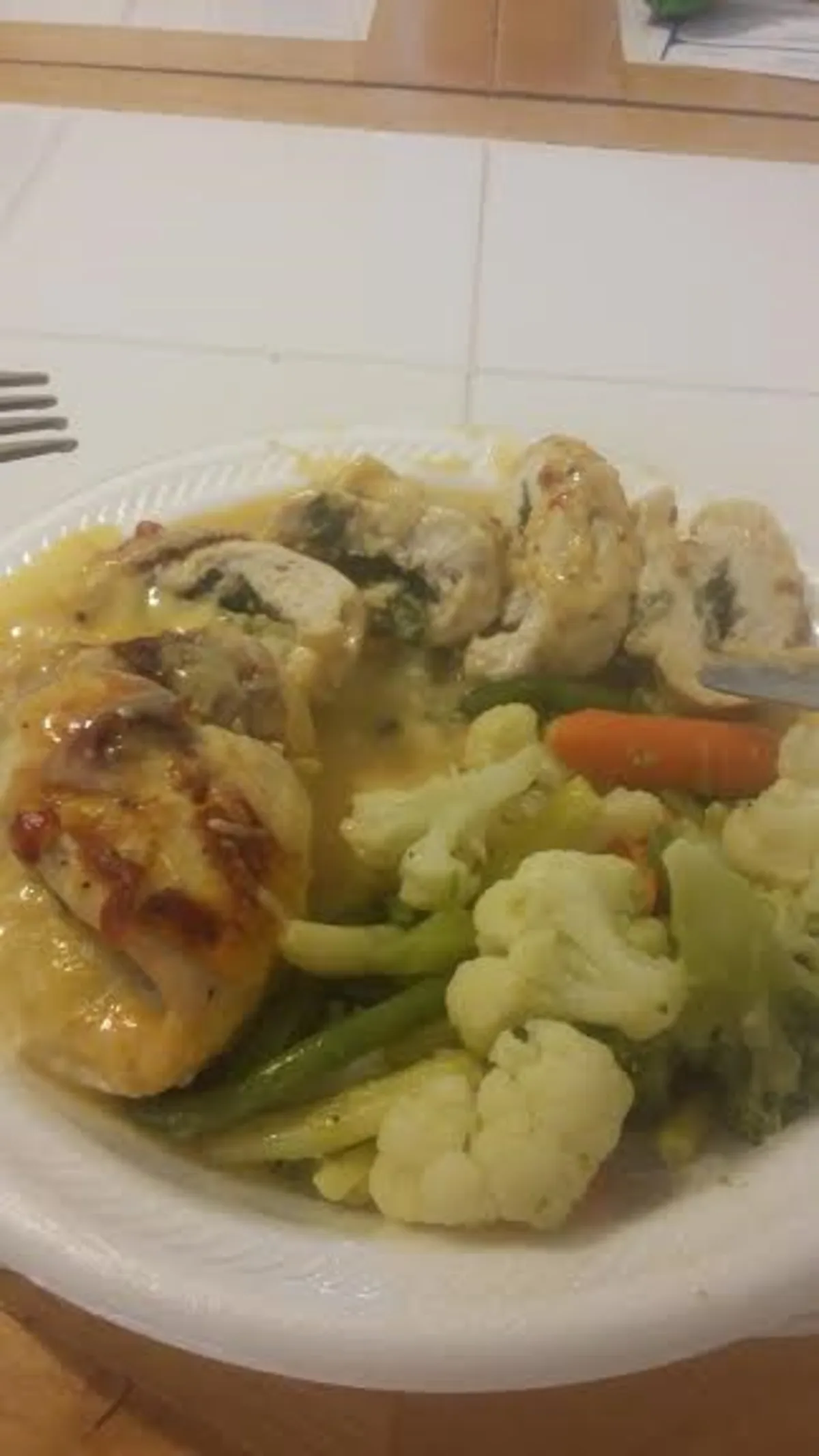 Stuffed Spinach Chicken