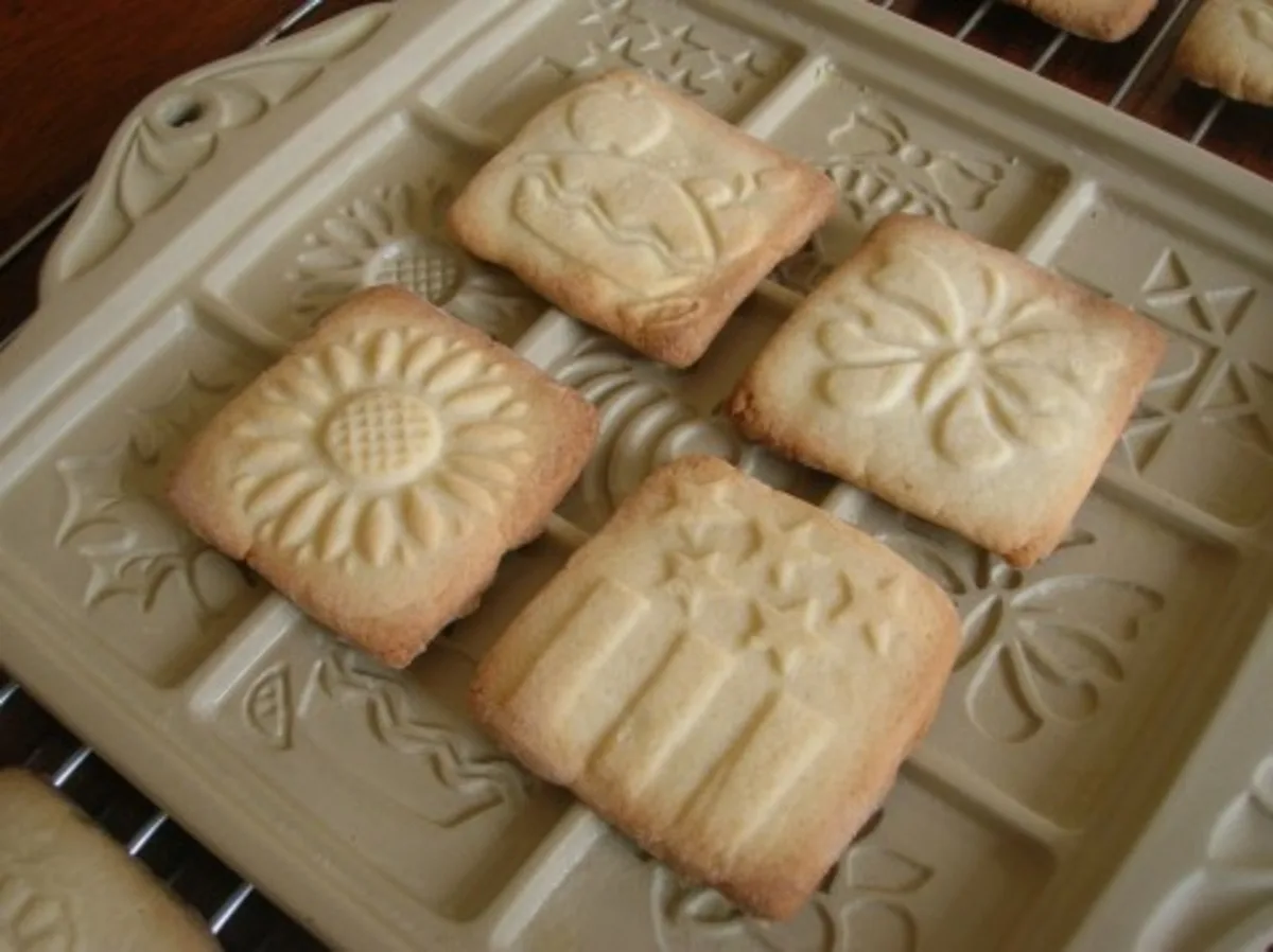 Sugar Cookies for Ceramic Cookie Molds