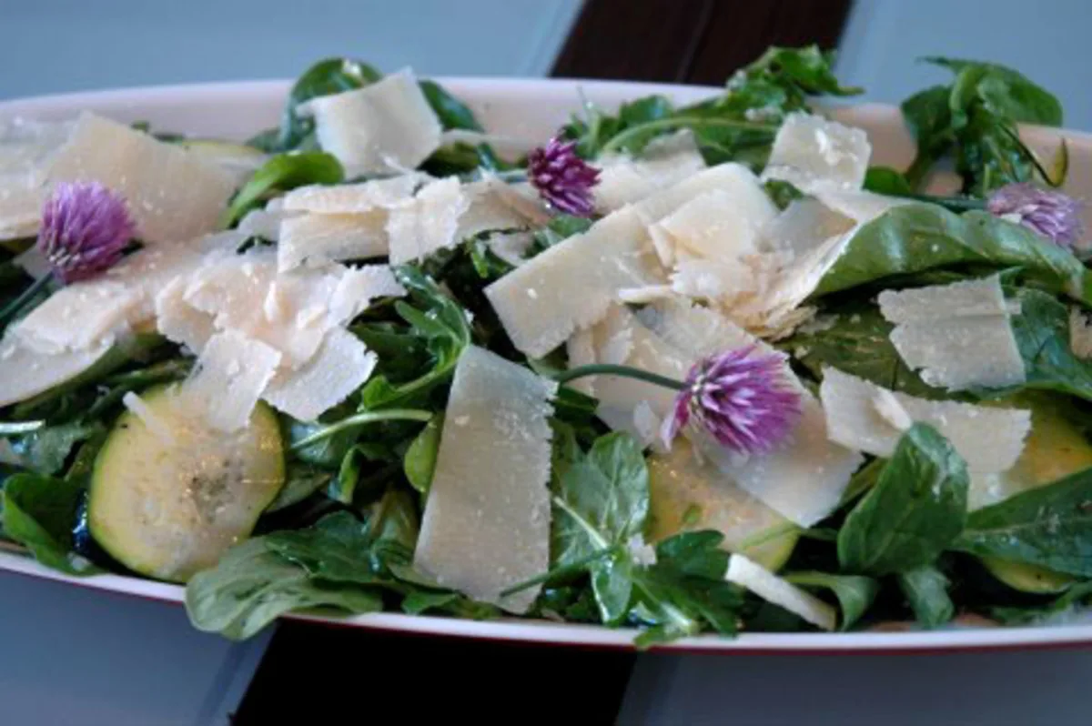 Summer Squash Salad With Lemon, Capers and Parmesan