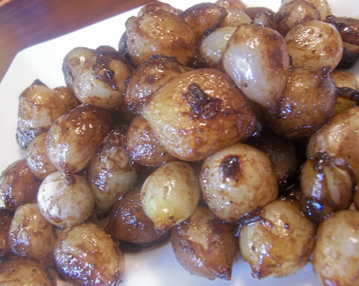 Sweet and Sour Balsamic Baby Onions