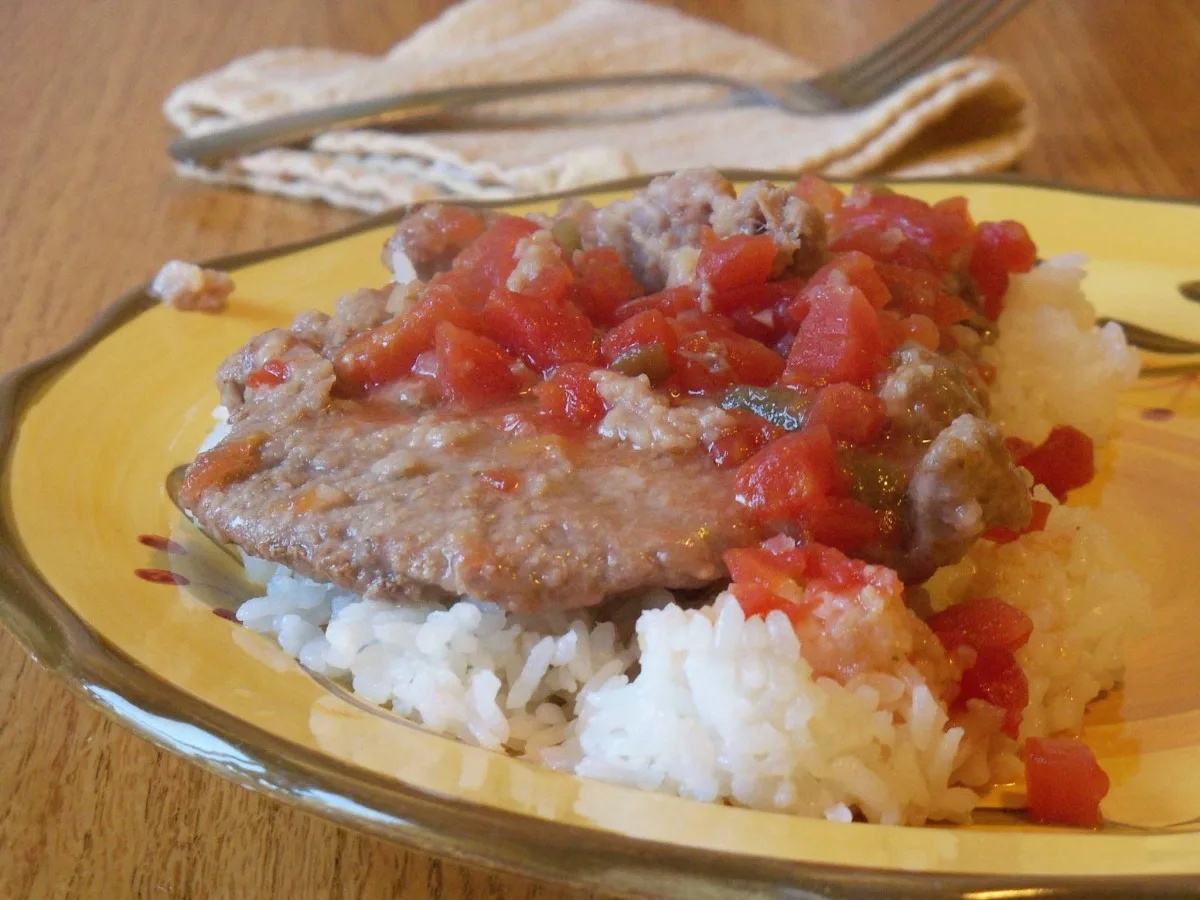 Swiss Steak With a Kick for the Crock Pot