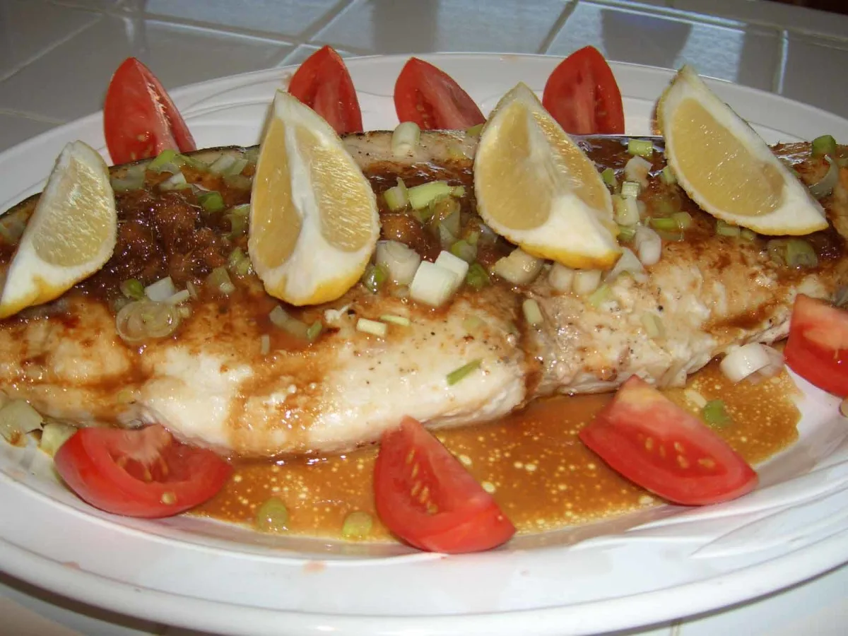Swordfish With Savory Ginger Soy Sauce