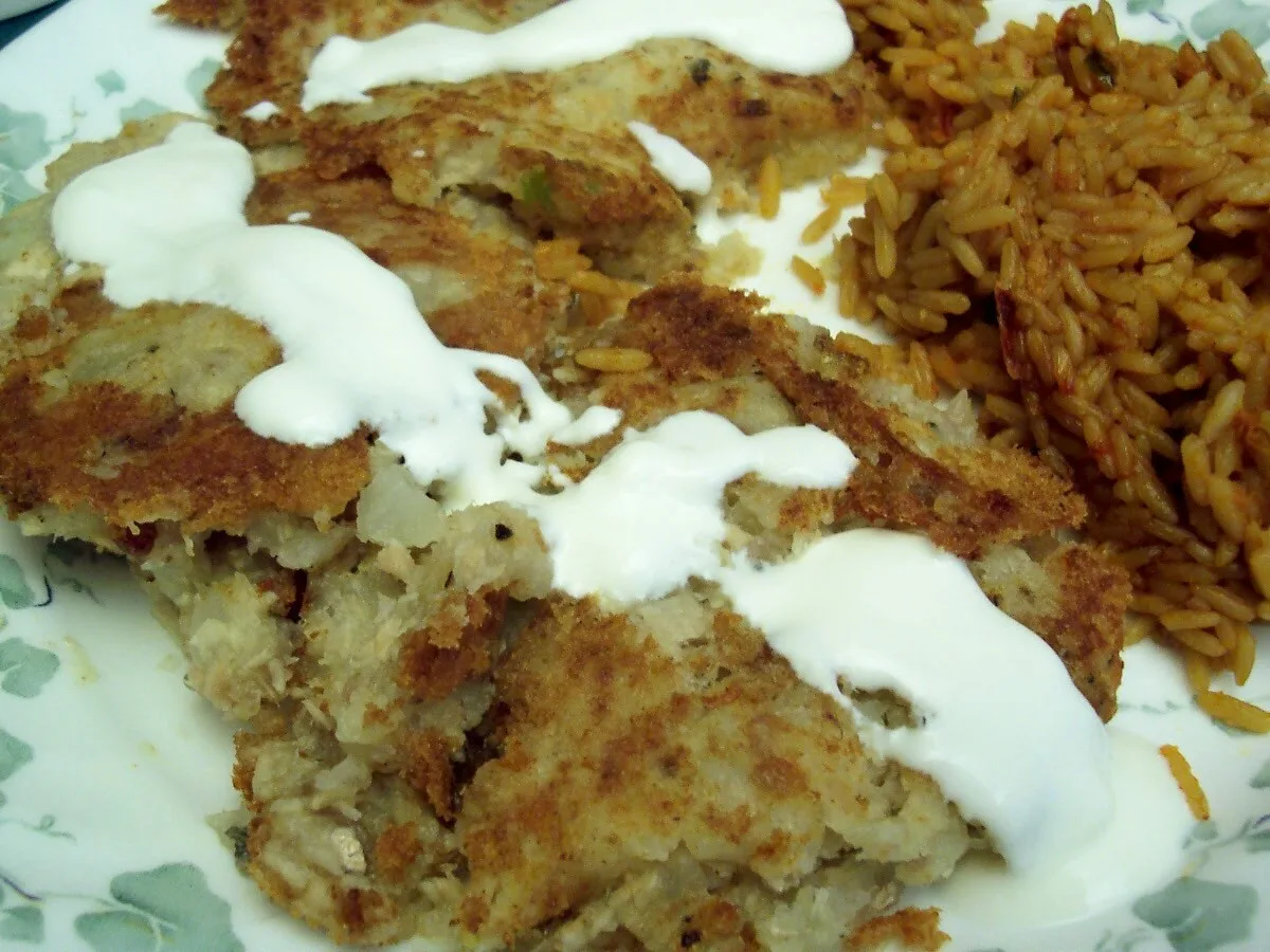 Teisennau Eog Dyfrdwy (Welsh Salmon Fish Cakes).