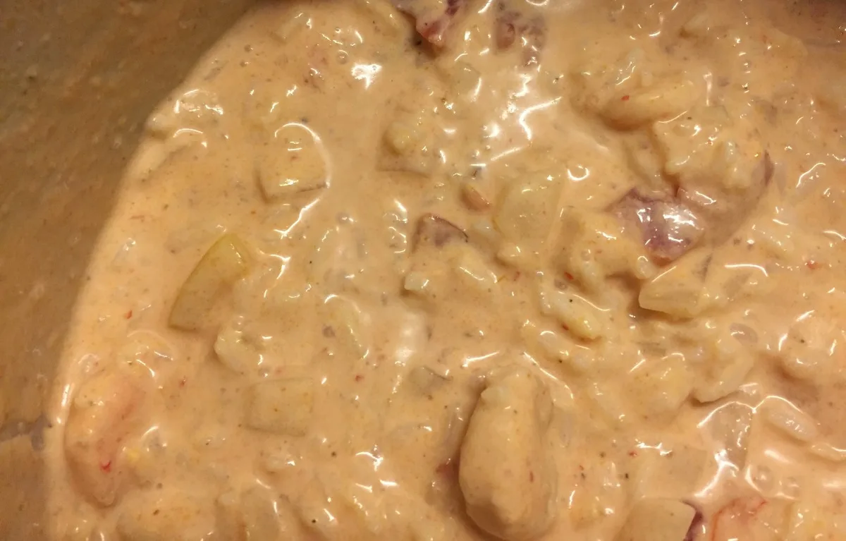 Thai Coconut Curry Soup With Shrimp