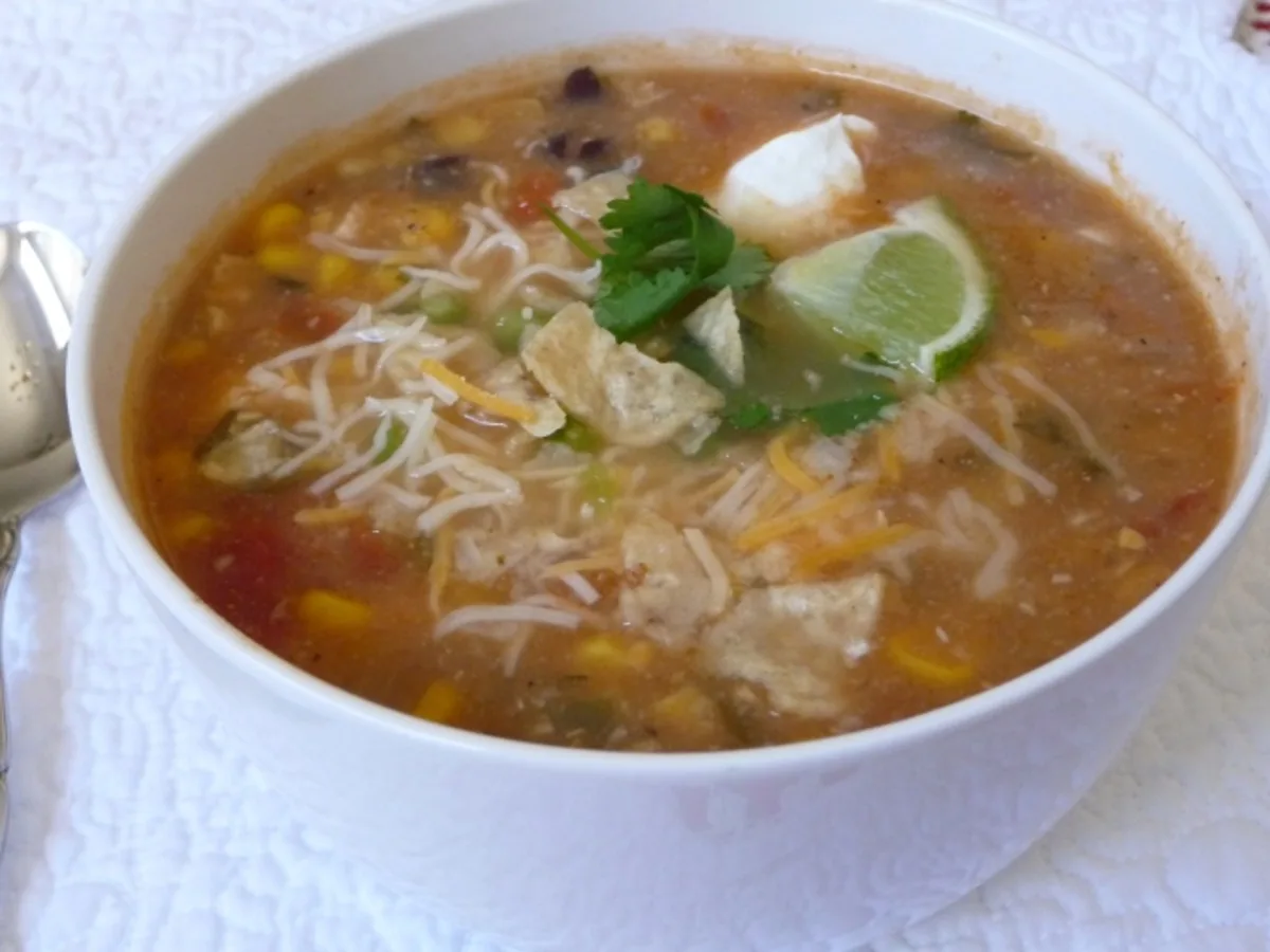 The Easiest and Best Chicken Tortilla Soup