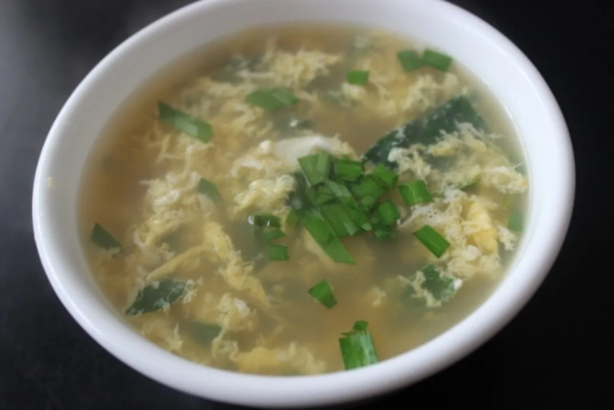 The Easiest Egg Drop Soup