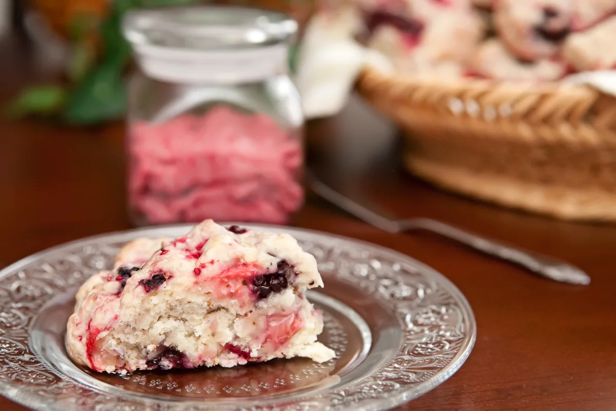 Three-Berry Scones