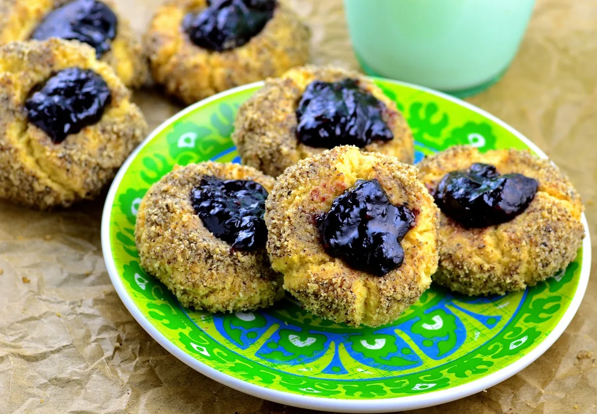 Jelly Thumbprint Cookies