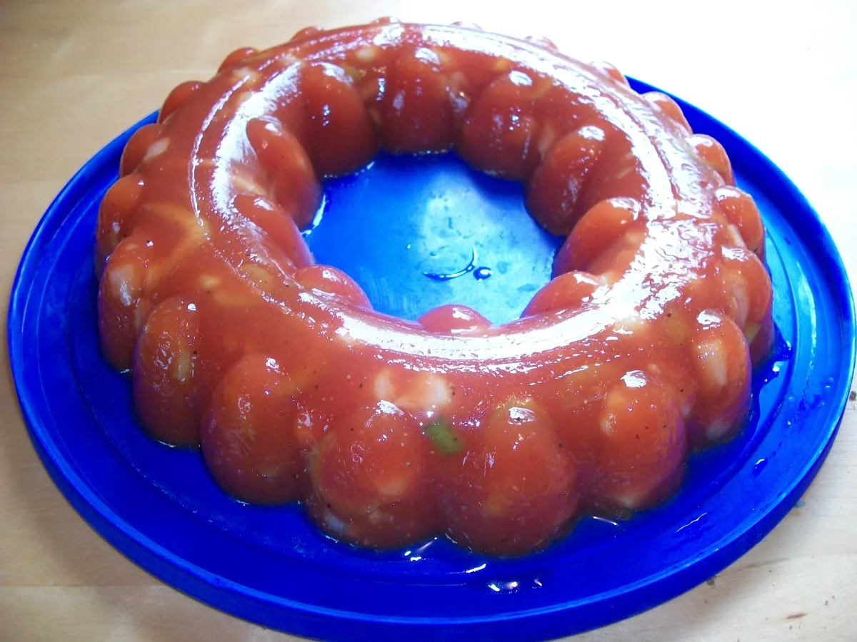 Tomato-Shrimp Aspic Salad