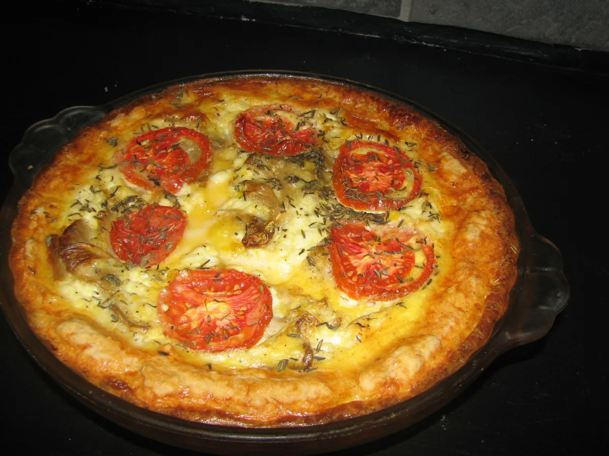 Tomato Thyme Quiche