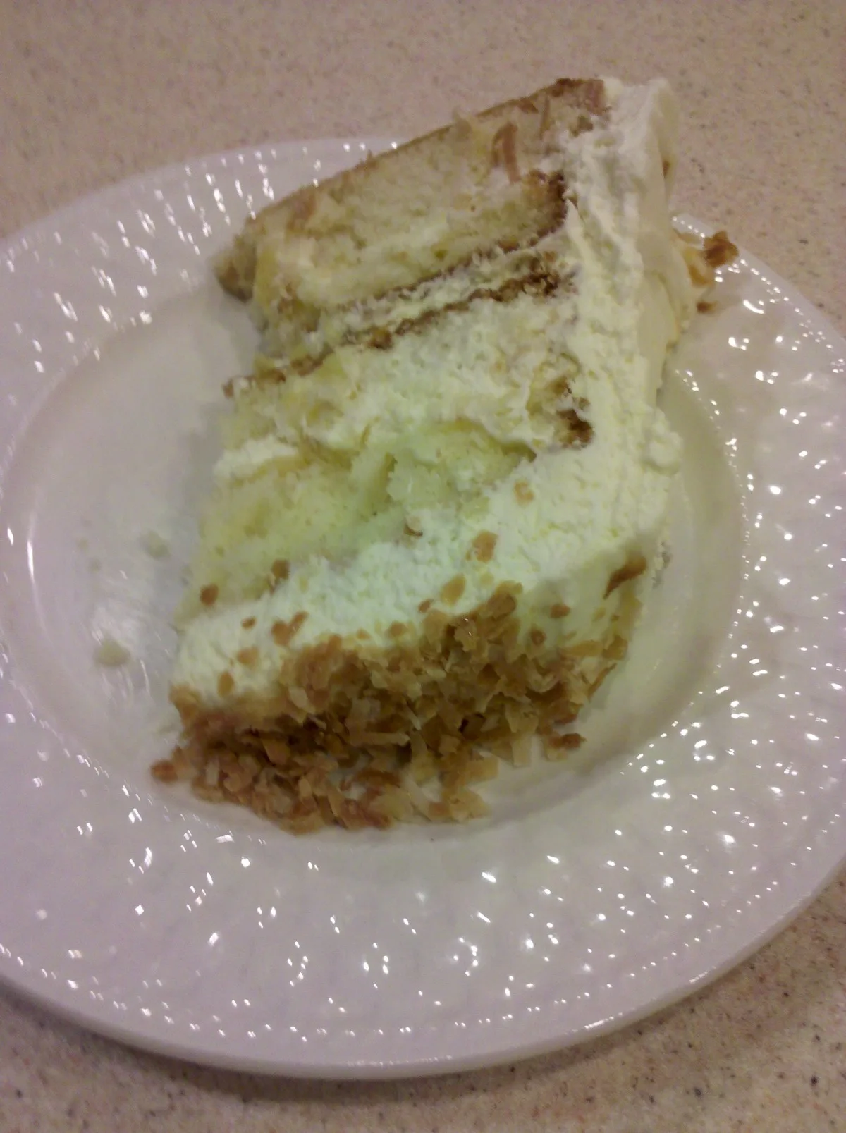 Tommy Bahama Pina Colada Cake