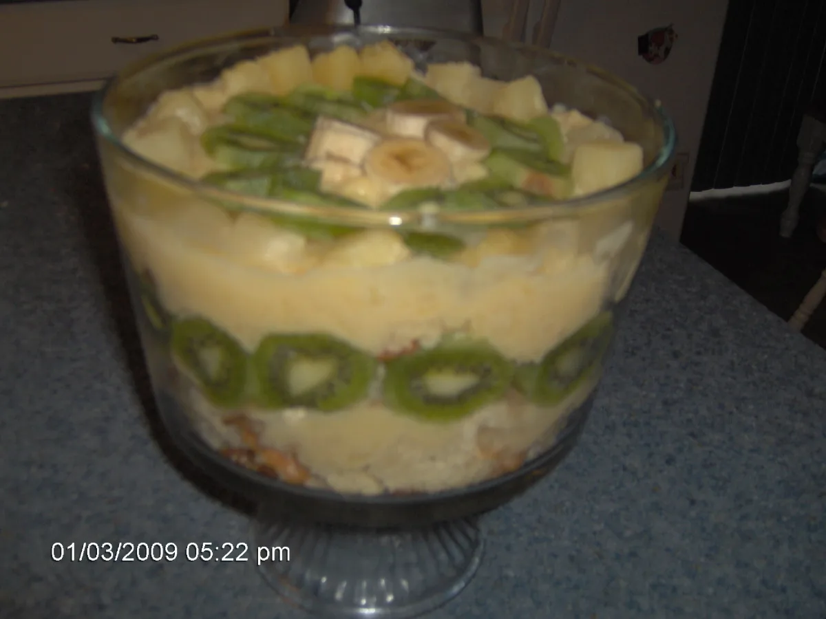 Tropical Fruit Trifle