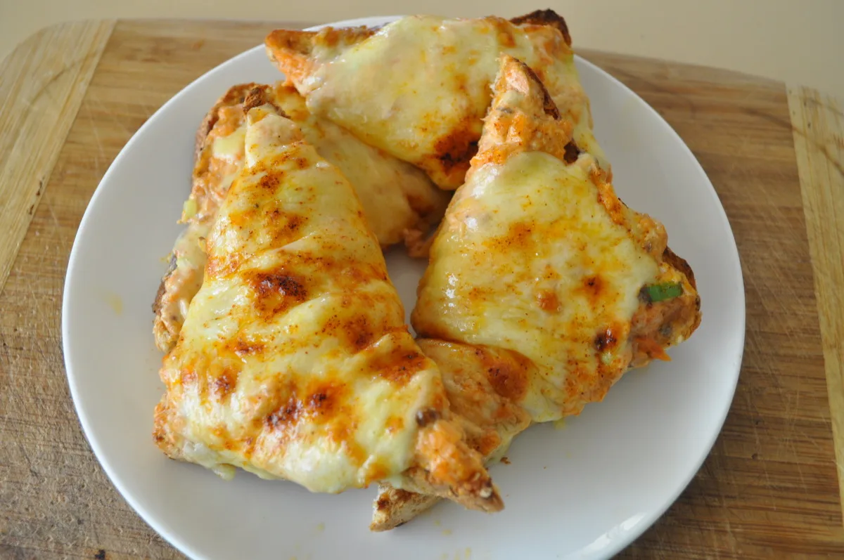 Tuna and Cheddar Toasts