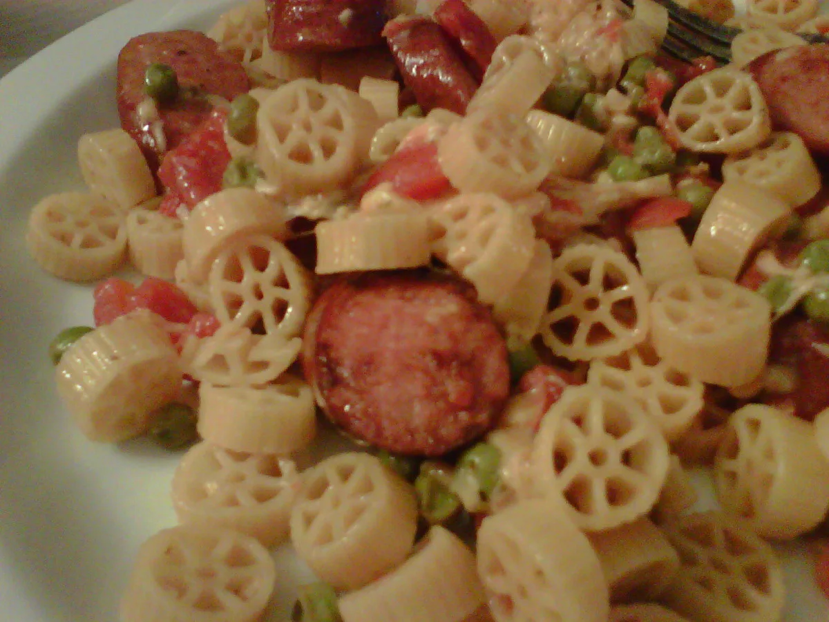 Turkey Sausage and Lemon Pasta