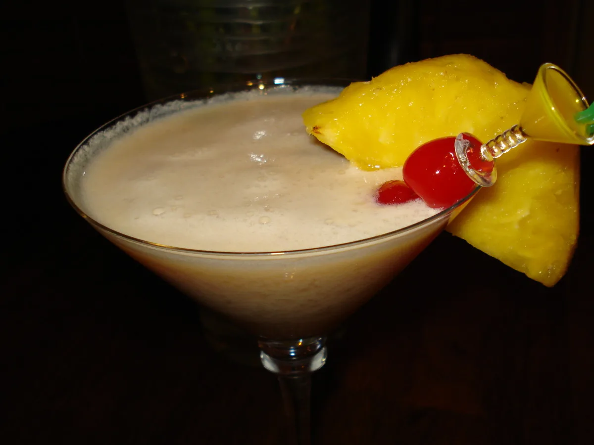 Upside-Down Pineapple Martini