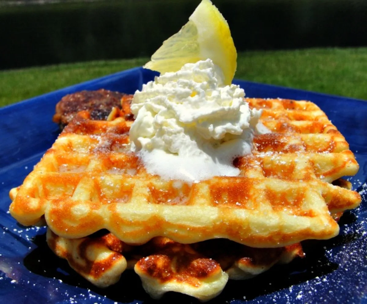 Vafler Med Sitronsmak - Norway -  Lemon Waffles
