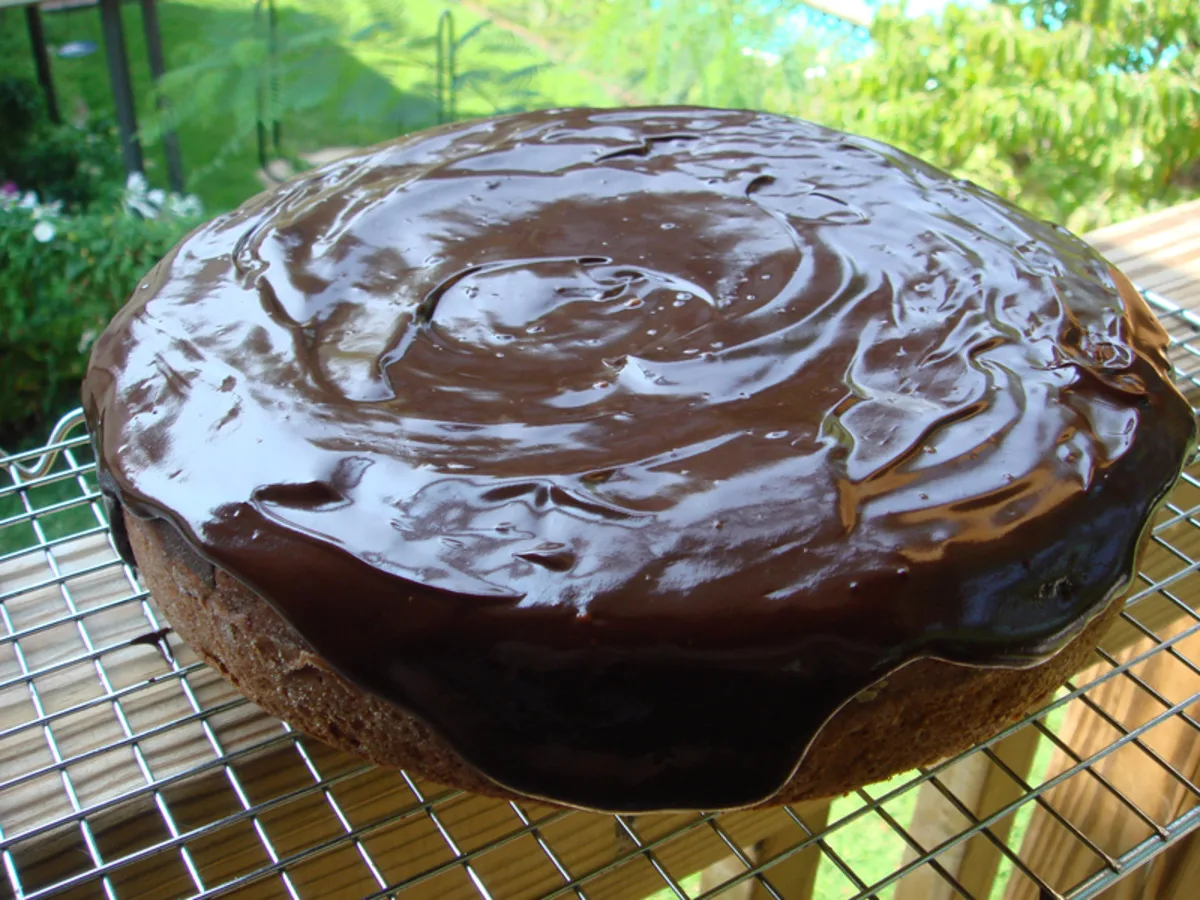 Vegan Banana-Chocolate Chip Cake