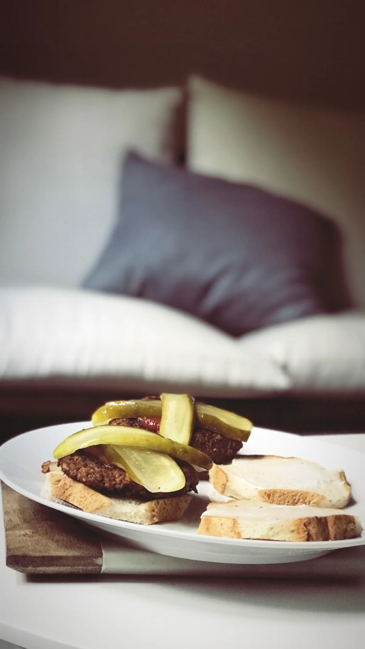 Vegan Nutritional Yeast and Tvp Veggie Burgers