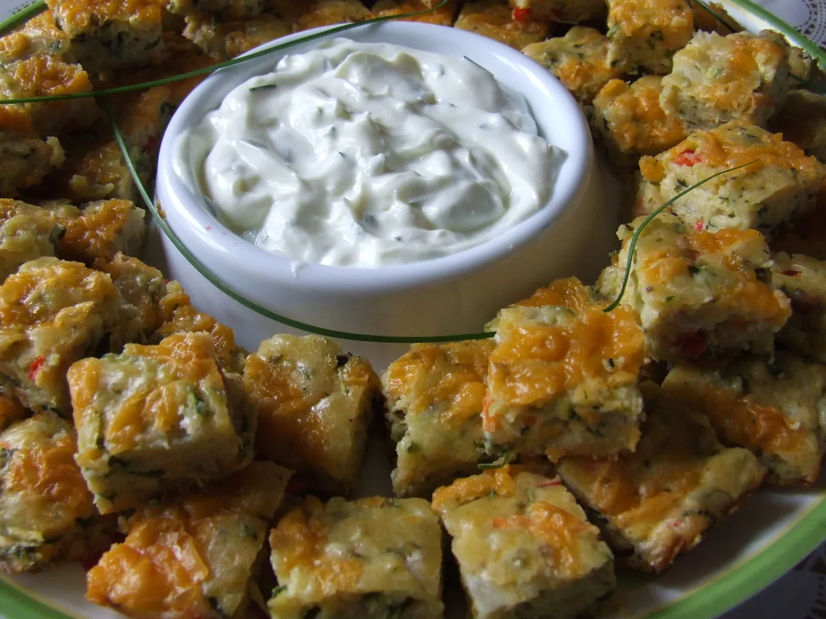 Vegetable  Appetizer Squares