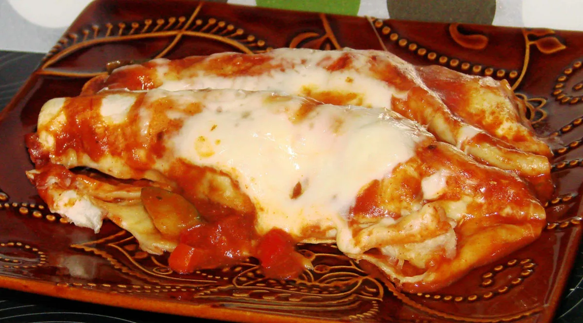 Vegetable Chicken Enchiladas