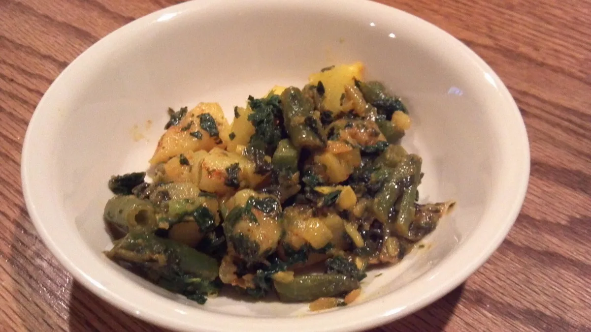 Vegetarian Indian Green Curry