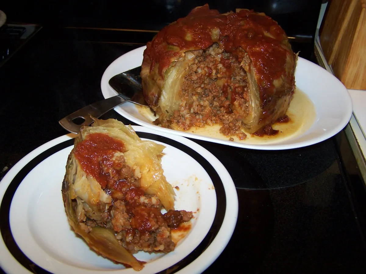 Venison-Stuffed Cabbage