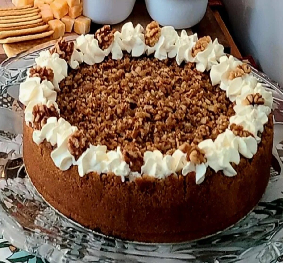 Vermont Pumpkin Walnut Cheesecake