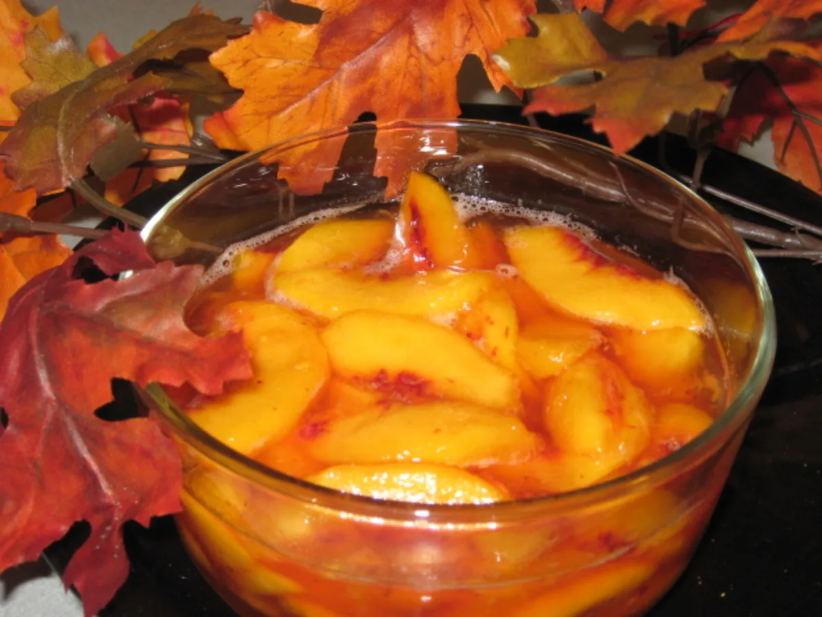 Vivian's Frozen Peaches