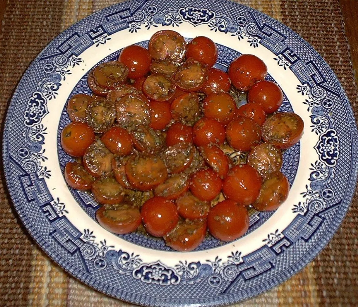 Warm Cherry Tomato Salad