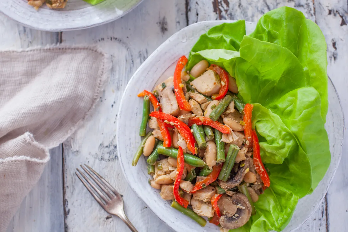 Warm Chicken and White Bean Salad (Diabetic)