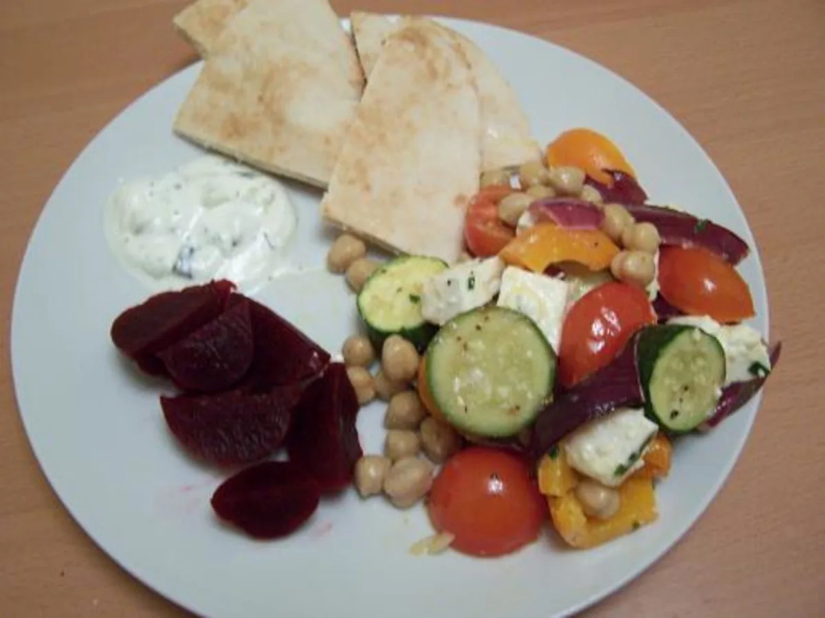 Warm Chickpea Salad