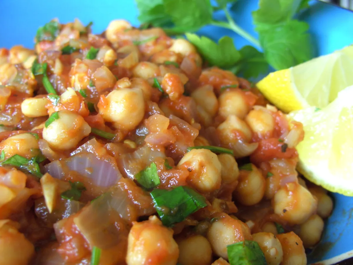 Warm Chickpea Salad