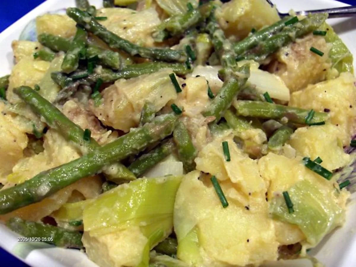 Warm Potato Leek Salad