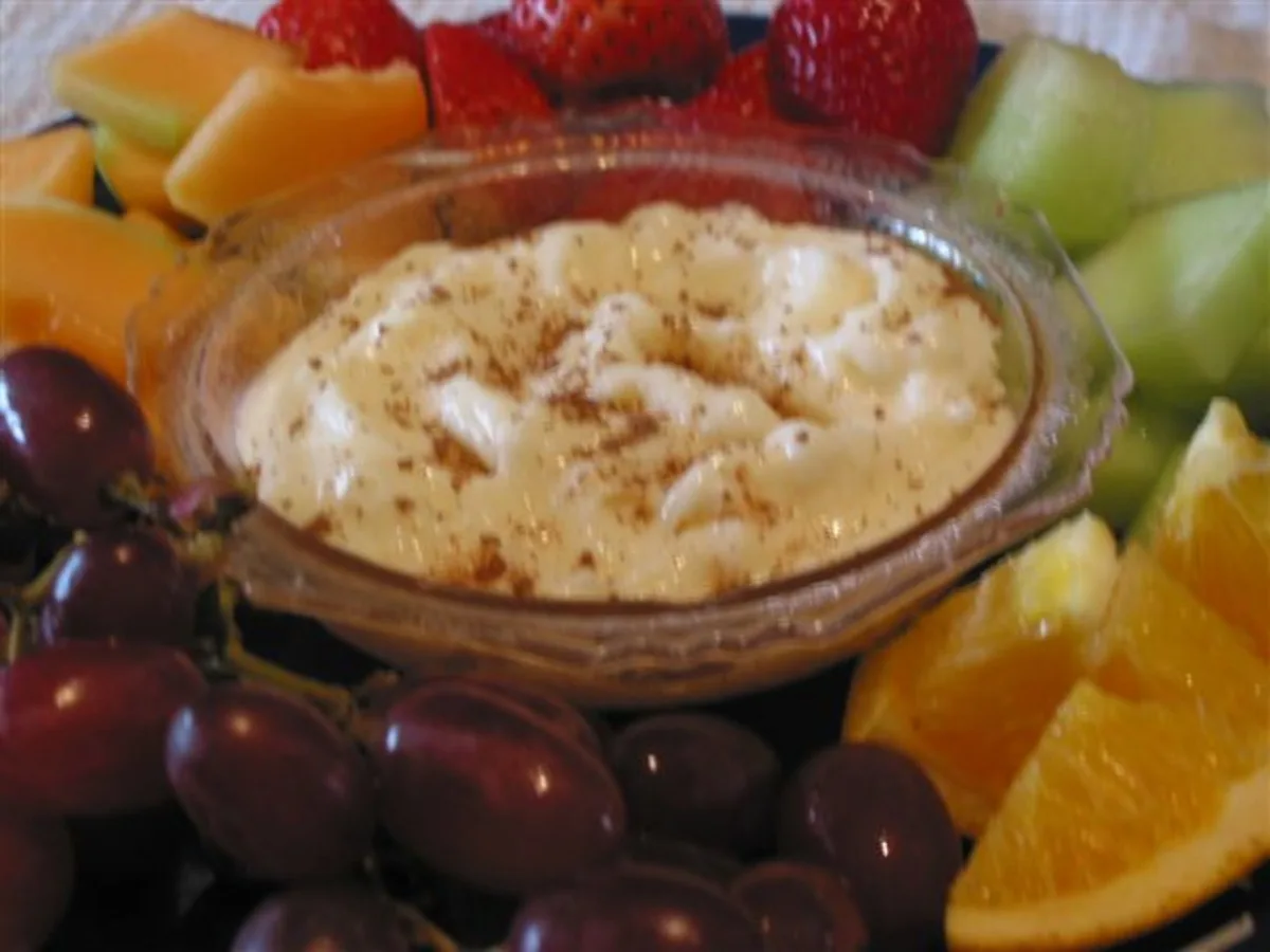 White Chocolate Fruit Dip