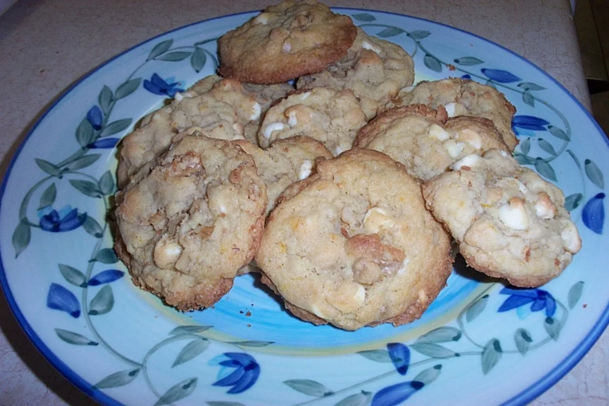 White Chocolate Orange Cookies
