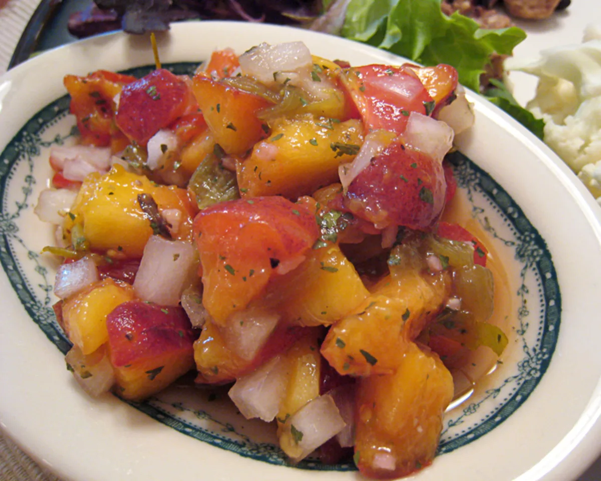 Ww Fresh Peach Salsa