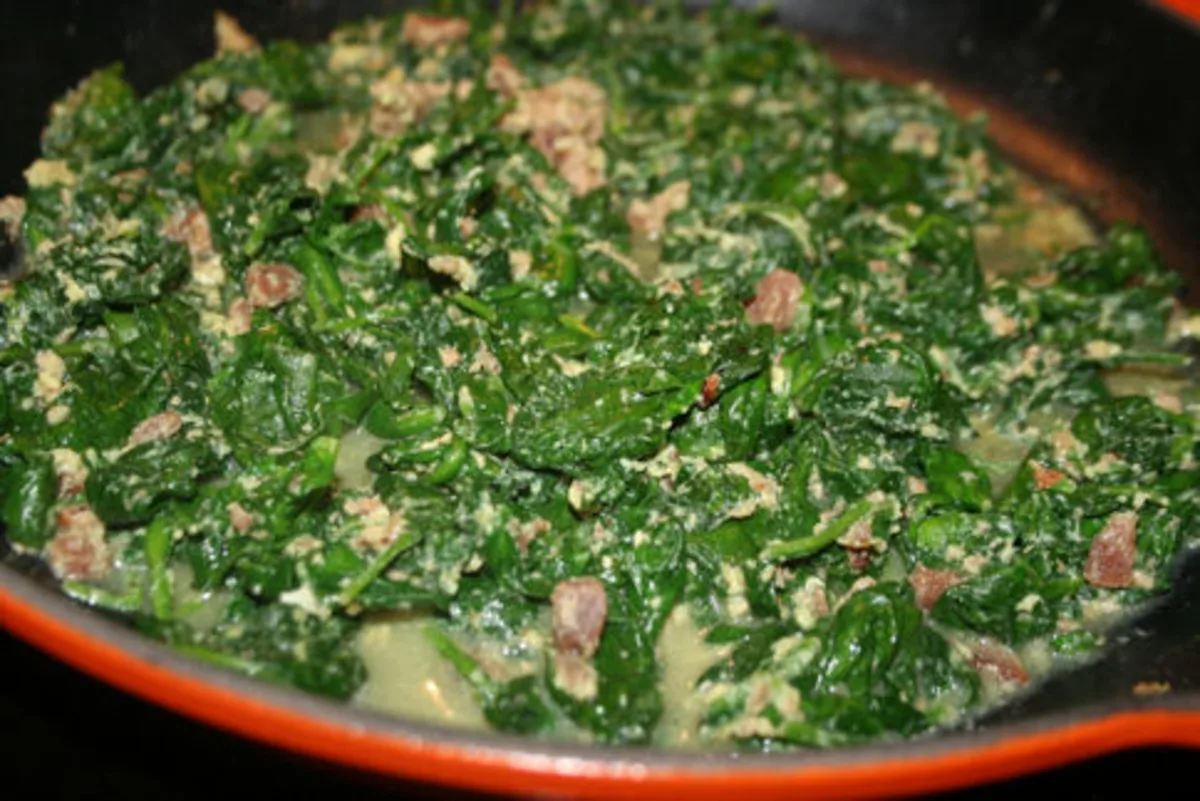Yummy Cooked Spinach
