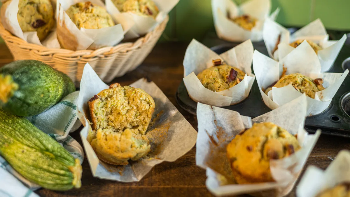 Zucchini Nut Muffins