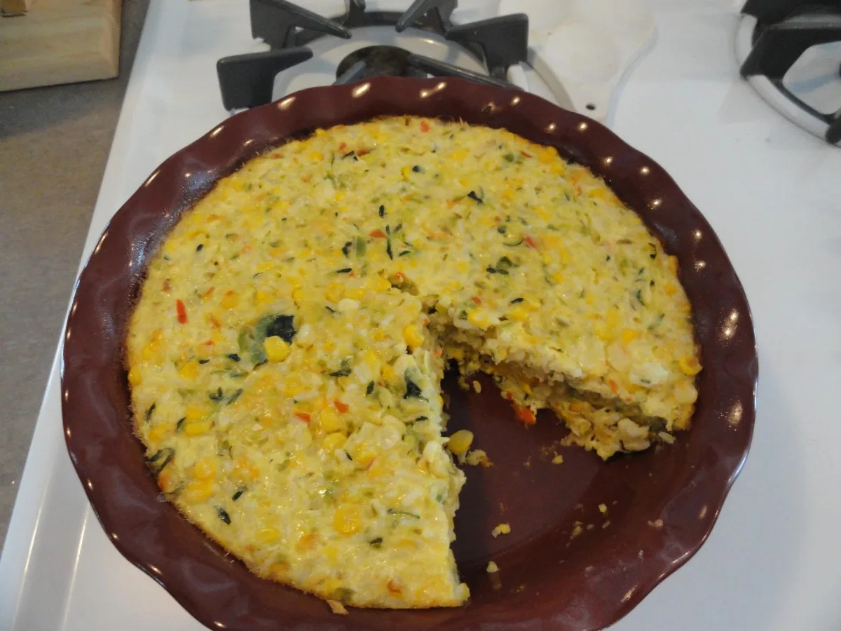 Zucchini Rice Pie