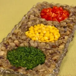 Баклажанна закуска «Світлофор»