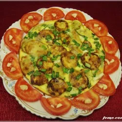 Кабачки в яєчно-вершковому соусі