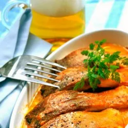 Короп по-польськи під соусом
