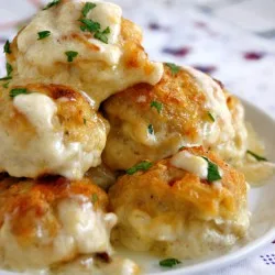 Курячі кульки у вершковому соусі