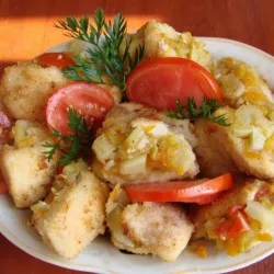 Курячі кишеньки з овочами