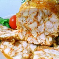 Курячий рулет «Мармуровий»